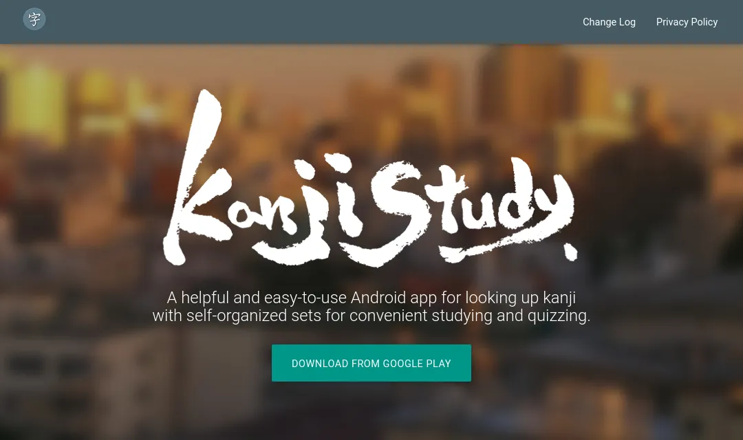 Japanese Kanji Study